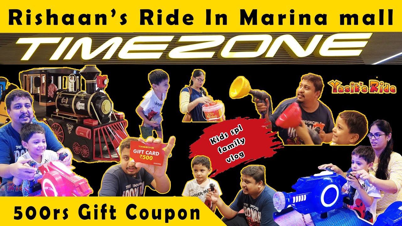 Marina Mall Explored - All Fun at One Place | Kids Special Family Vlog | 500rs Gift | Yasik'S Ride