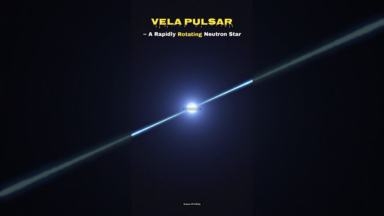Vela Pulsar - A Rapidly Rotating Neutron Star 🤫 #shorts #space #universe