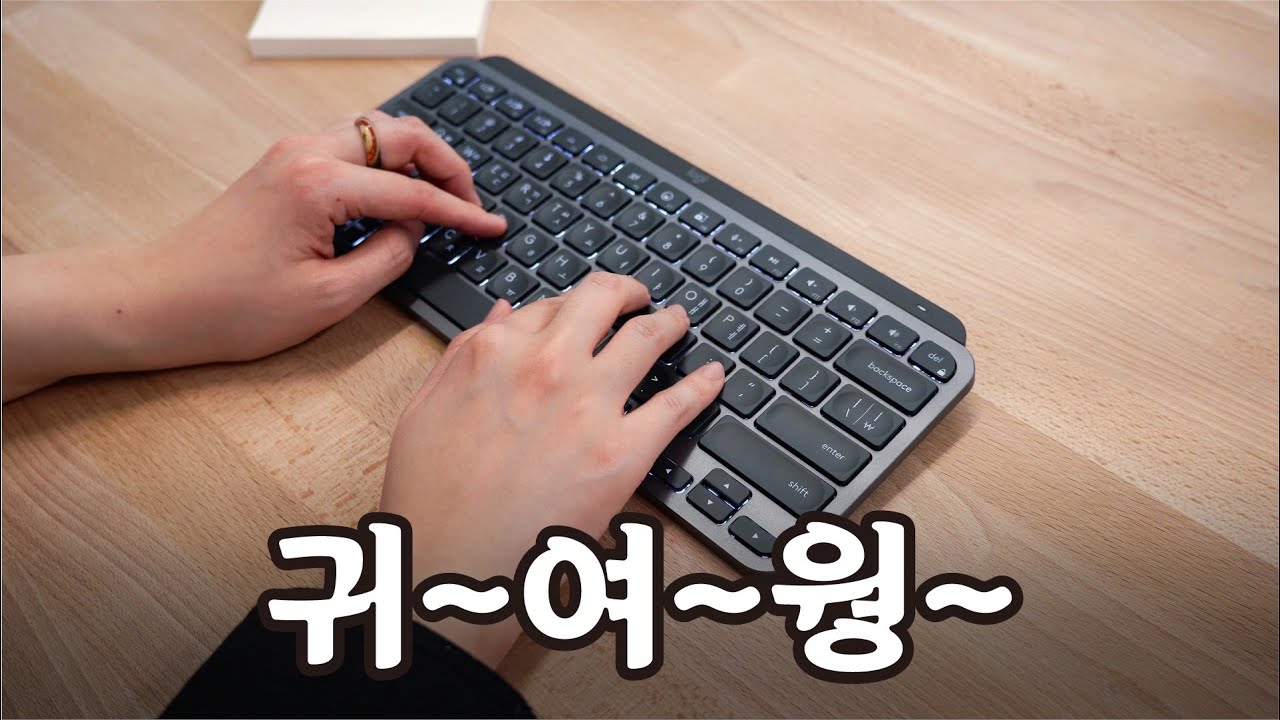사무용 무선 미니 키보드 끝판왕 - MX Keys 미니(Mini)