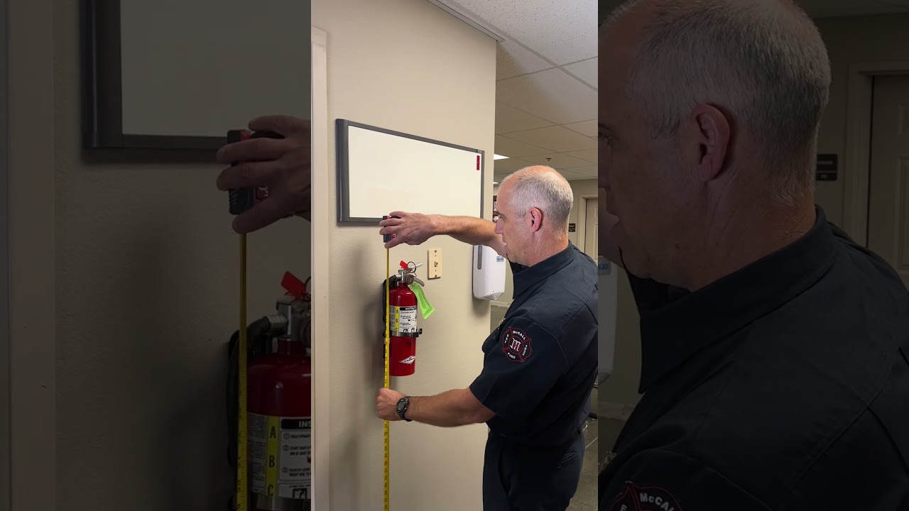 Mounted Fire Extinguisher