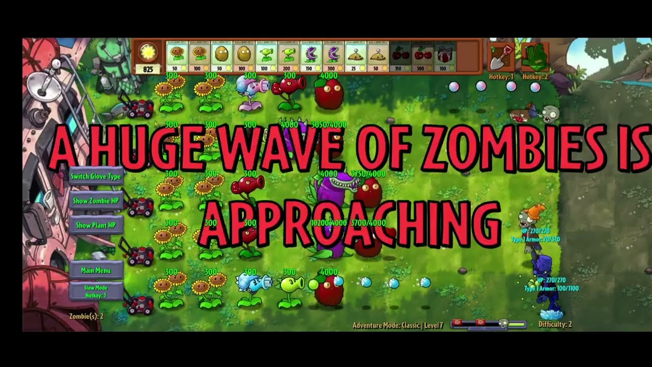 PvZ Fusion | Adventure Level 1-7