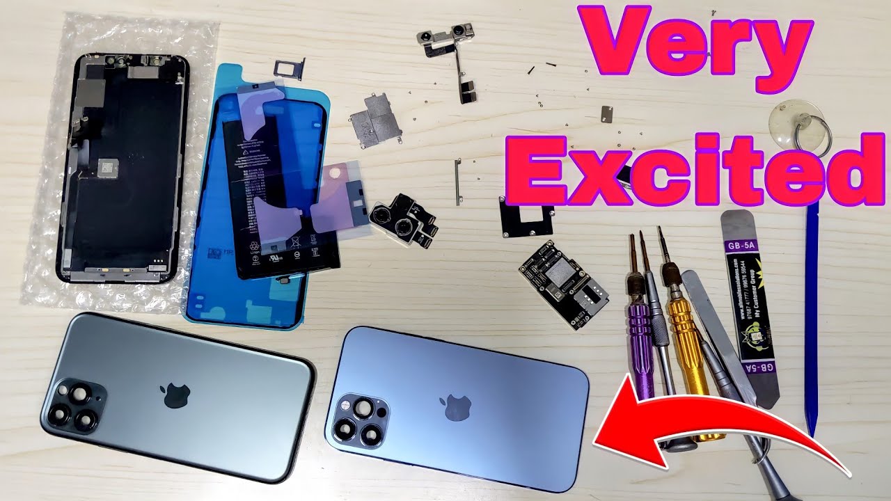 iPhone 11 pro convert to iphone 13 pro | restoration iphone 11 pro to 13 pro Sierra Blue |AMS-HINDI