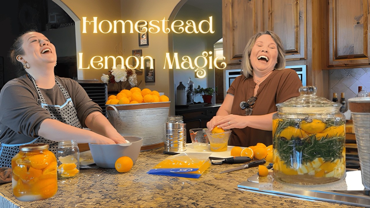 Turning Lemons Into Cleaner, Juice & Dehydrated Slices | Preserving Lemons the Homestead Way