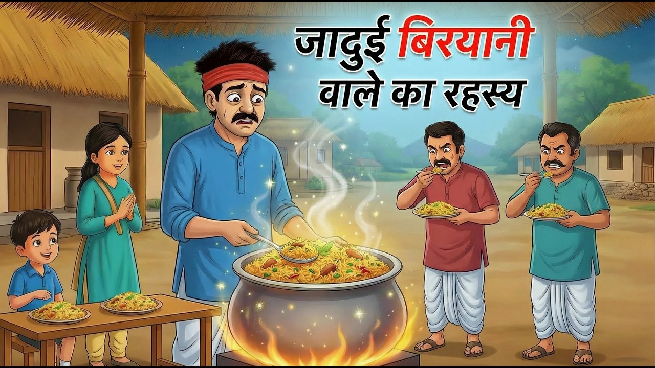 जादुई बिरयानी वाले का रहस्य | JADUI HYDERABADI BIRYANI | HINDI CARTOON STORY | HINDI KAHANIYA