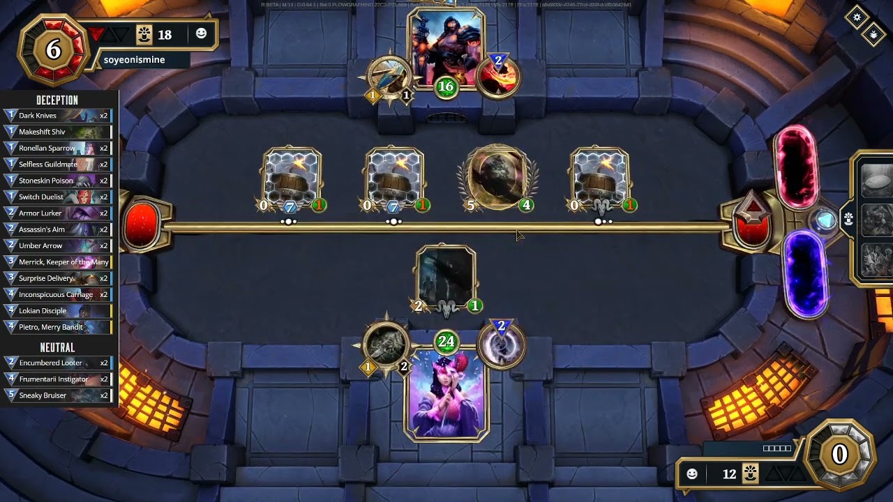 GodsUnchained Mythic WR 157 Match 9 - Hidden Rush vs Aggro War