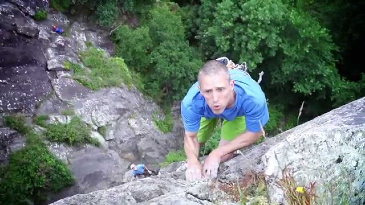 Steve McClure onsighting 