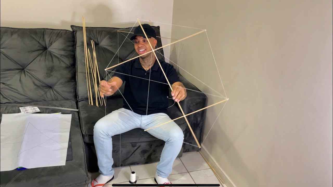 APRENDA A FAZER PIPA LATAO 90cm +MEDIDAS