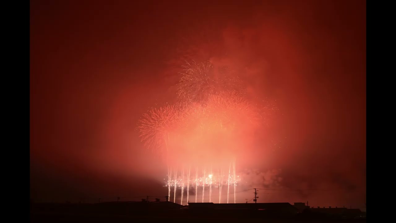 2015遠州袋井花火スライド動画（雨天）