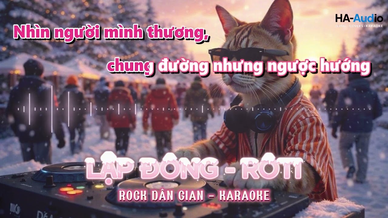 LẬP ĐÔNG - RÔ TI - ROCK DÂN GIAN| KARAOKE BEAT CHUẨN