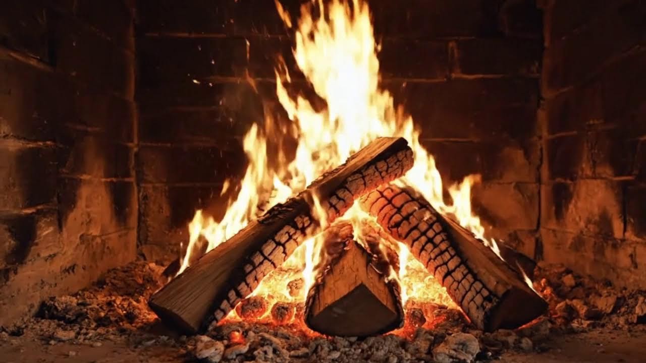 🔥 Fireplace Live 24/7 🔴 | Warm Fire Crackling Sounds | Relax & Sleep