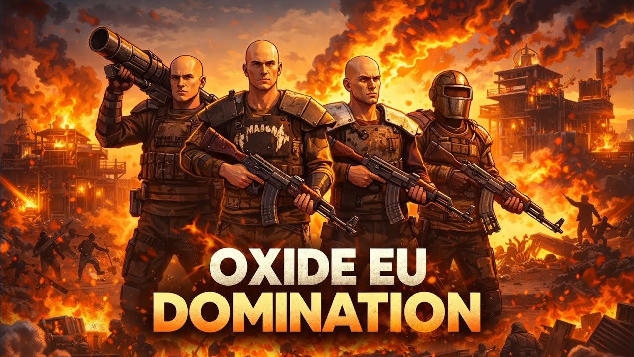 How We Dominated The EU Server In OXIDE Survival PART 2 #oxide #rustmobile#mobilesurvivalgame 