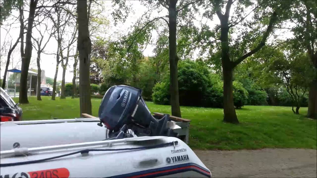 Schlauchboot Yam340s 15PS mit Slipwagen