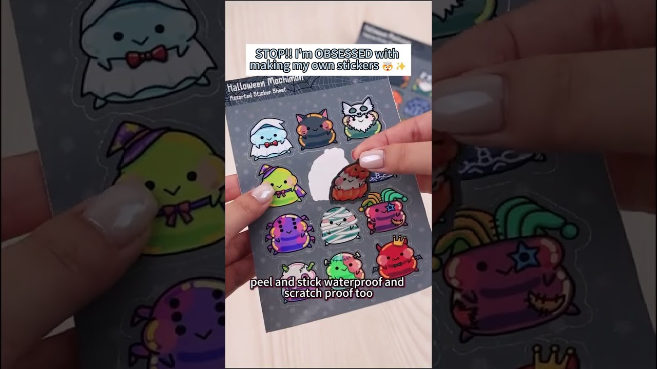 Made a few custom stickers for my laptop and phone case🧐