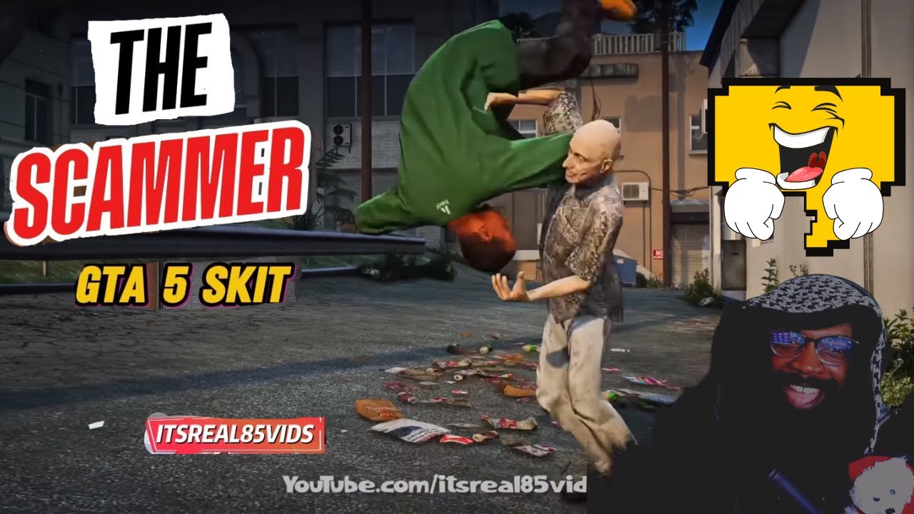 Мошенник | Реакция на скетч GTA 5 (от ITSREAL85VIDS)