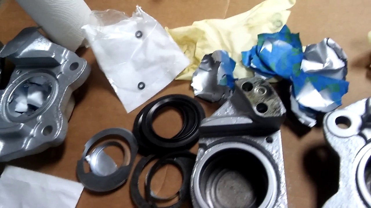 MERCEDES W123 REBUILDING AND RESTORING FRONT CALIPERS/ Реставрация и ремонт передних суппортов