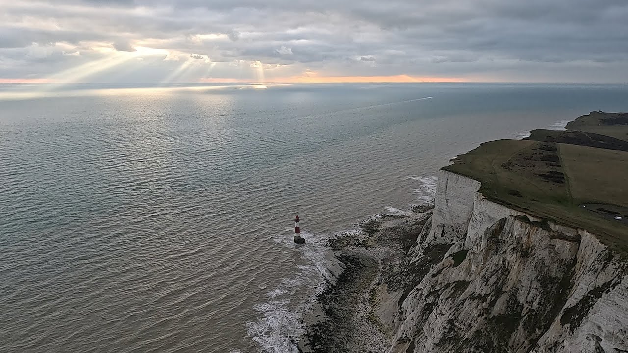 Paragliding Beachy Head to Cuckmere 4K (08/02/2025)