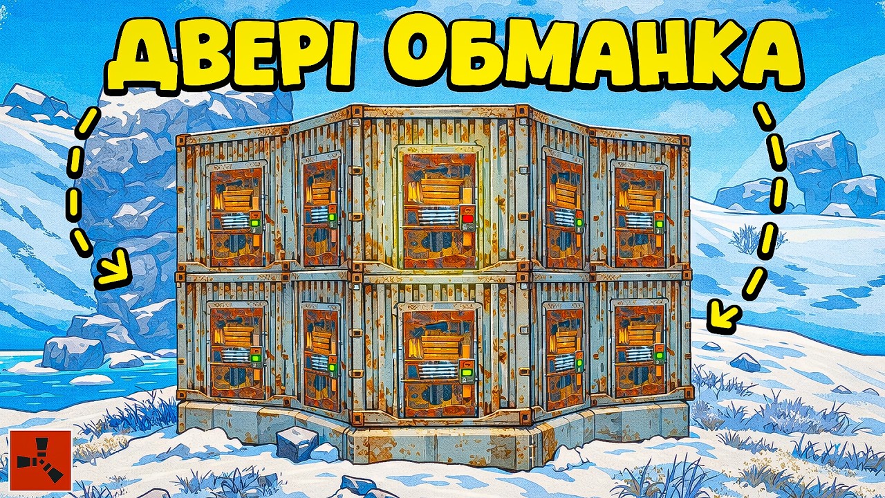 ВСІ ДВЕРІ НЕСПРАВЖНІ! КЛАНИ НЕ ЗНАЮТЬ ЯК МЕНЕ РЕЙДИТИ в грі Раст/Rust!