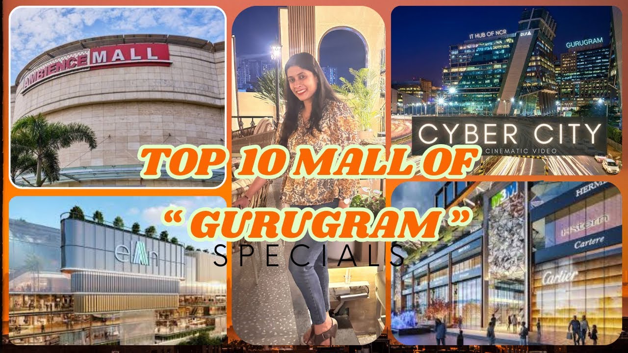 Top 10 Biggest Shopping Mall of Gurugram 🚗📦🛍️🛍️🛒| Best 10 Shopping mall in Gurgaon 🛍️