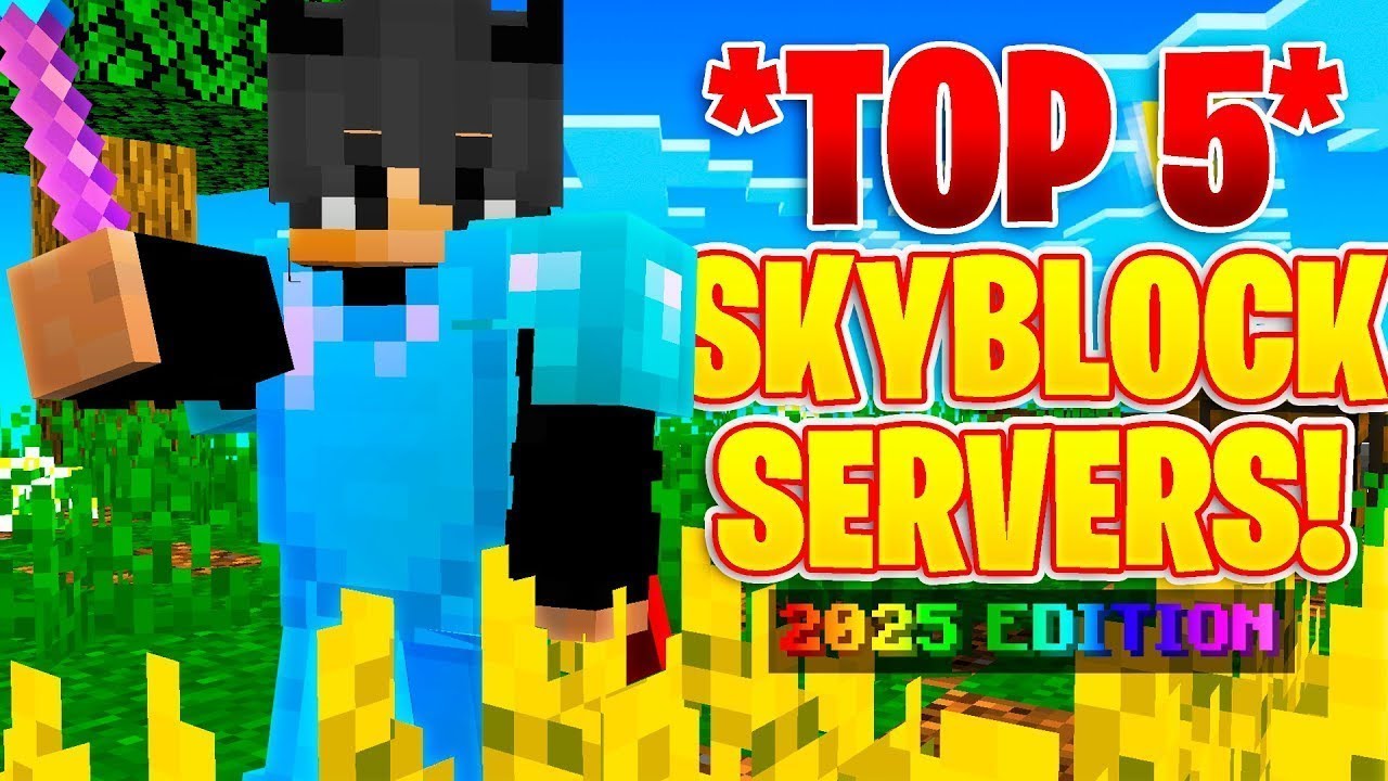 ТОП-5 СЕРВЕРОВ SKYBLOCK! *ИЗДАНИЕ 2026 ГОДА* | 1.8- 1.20+ | Новые серверы Minecraft Skyblock