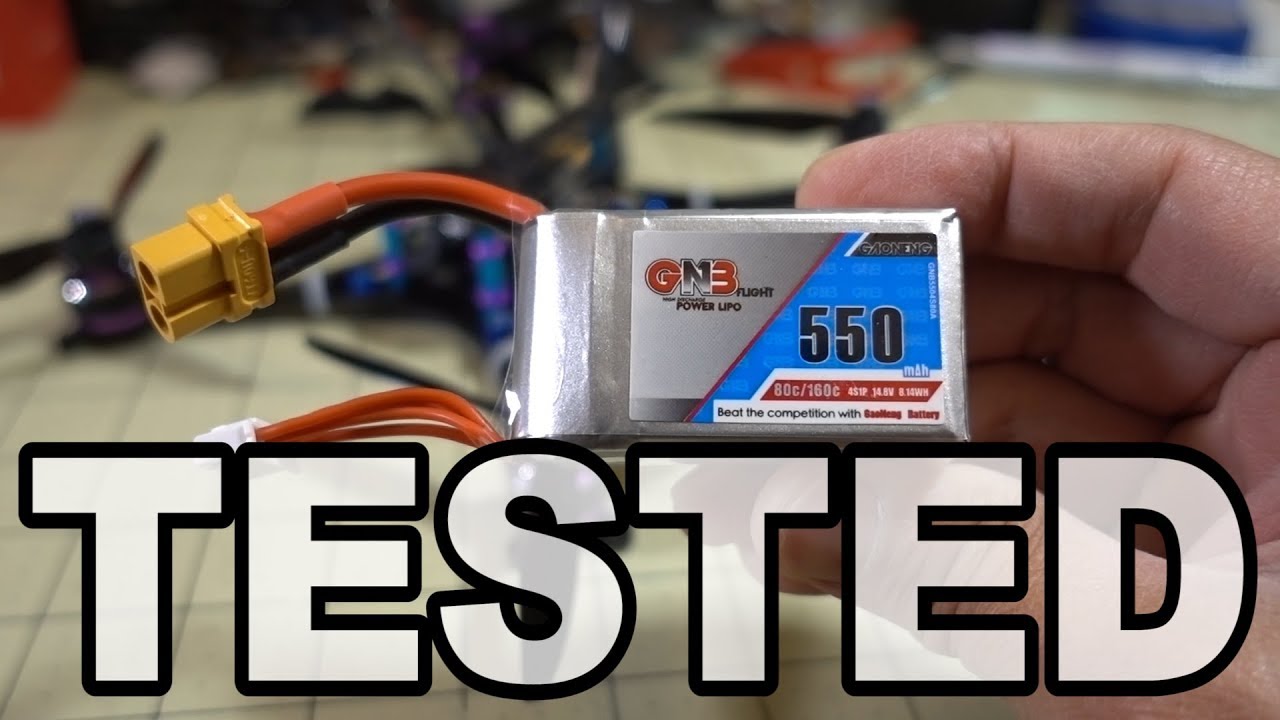 Testing GNB 550mah 4S Lipo on Ultralight 5-inch Drone 👍