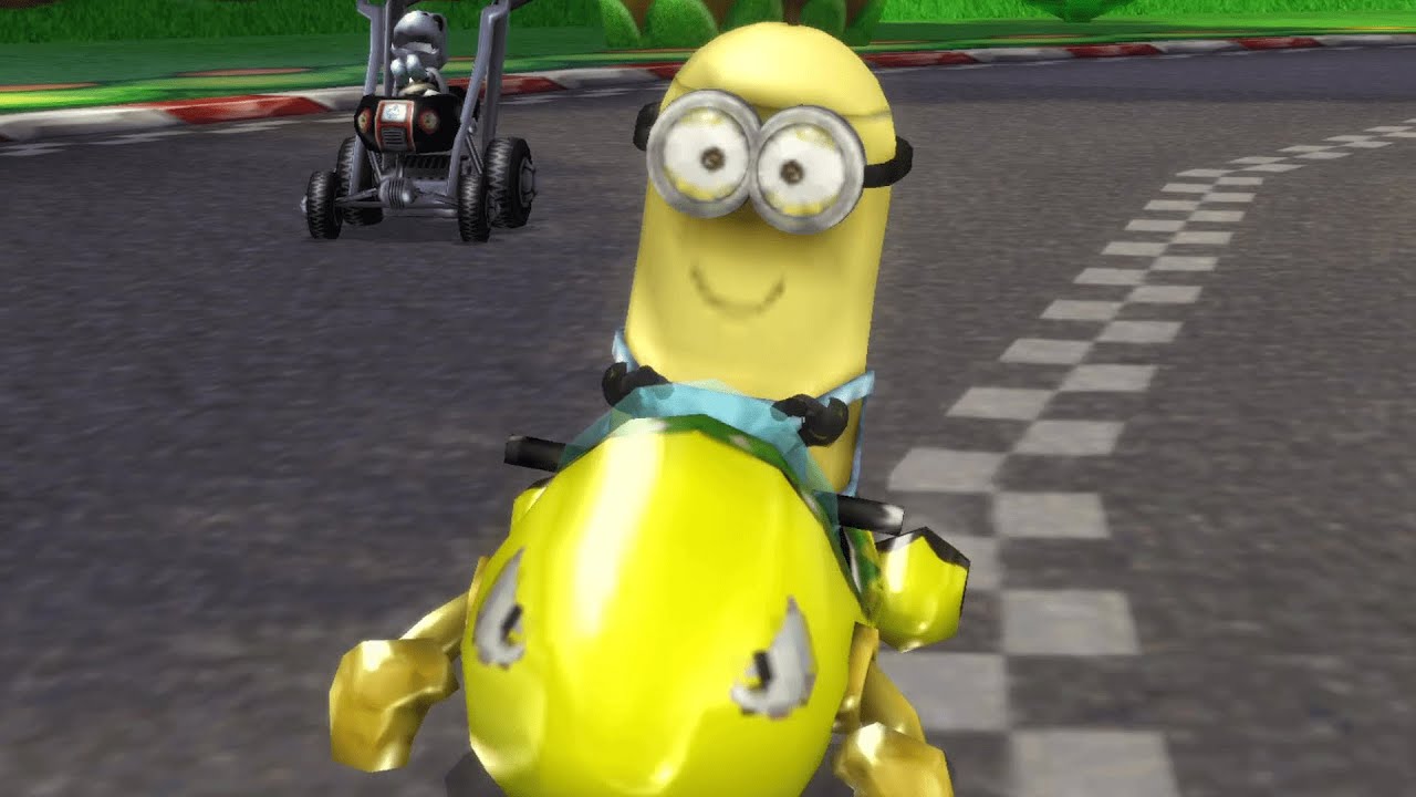 Kevin Minion in Mario Kart Wii