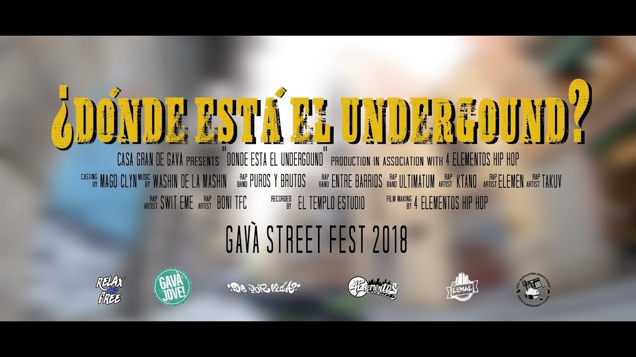 &iquest;DONDE EST&Aacute; EL UNDERGROUND? PUROS Y BRUTOS, ENTREBARRIOS, ULTIM&Aacute;TUM, SWIT M, KTANO, BONI, ELMN TACUV