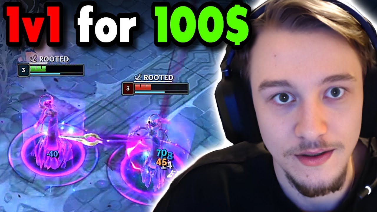 A viewer offered me 100 DOLLARS to 1v1 them