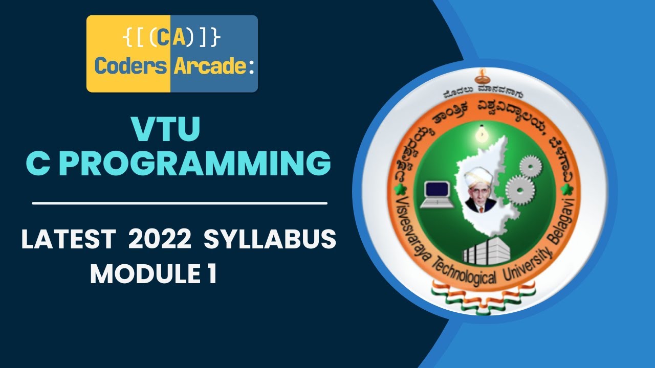 Latest VTU C Programming Module 1 || 2022 Scheme