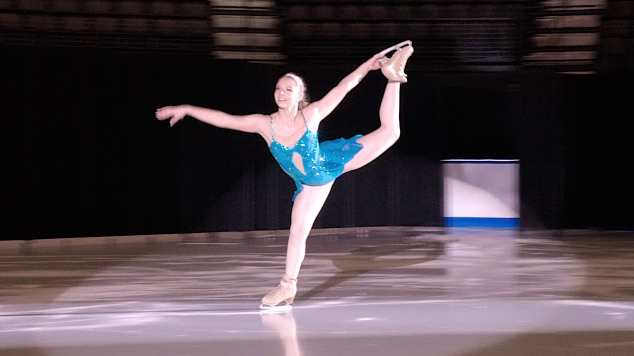 Brooke Tufts performs 'Riverdance' at the Dick Button Festival of Artistic Skating, 2023
