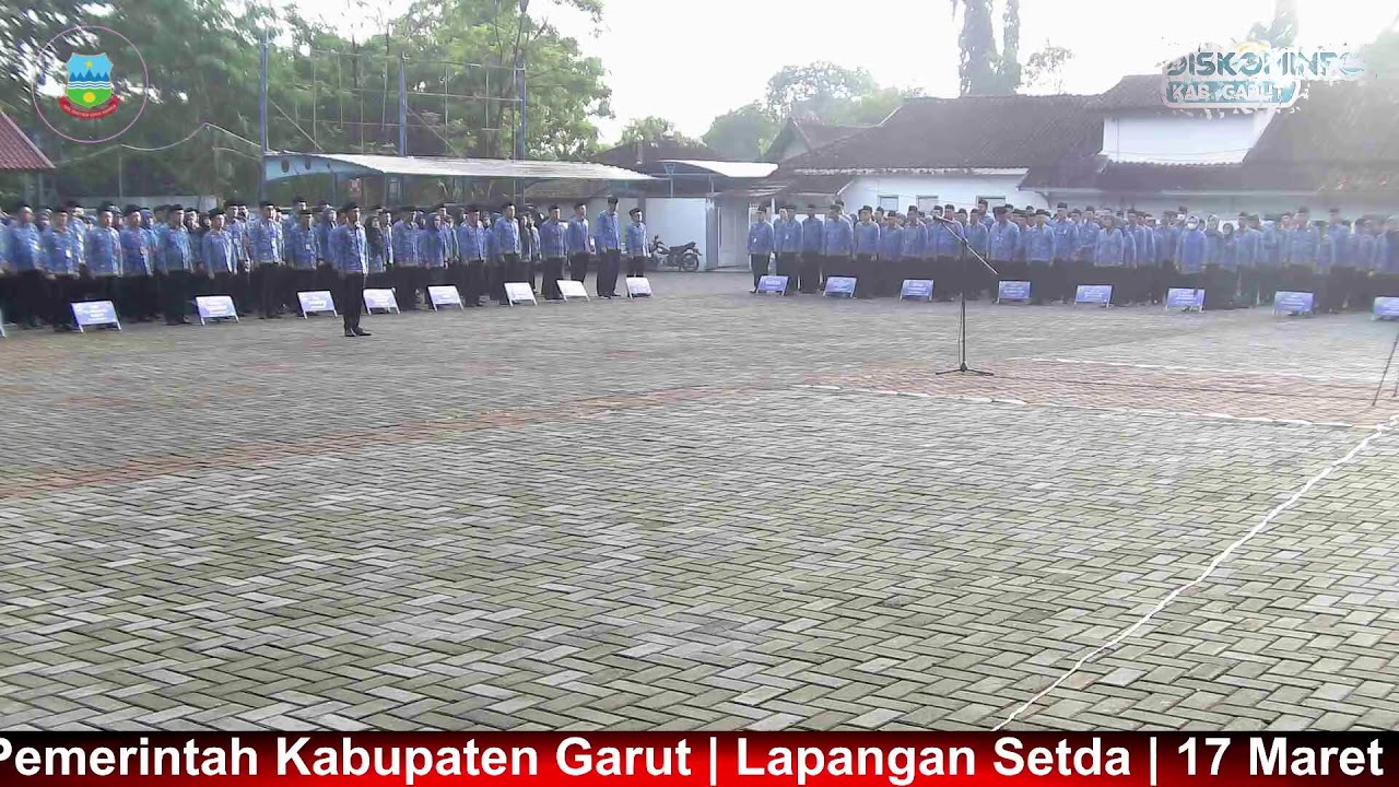 Apel Gabungan Di Lingkungan Pemerintah Kabupaten Garut, Senin 17 Maret 2025