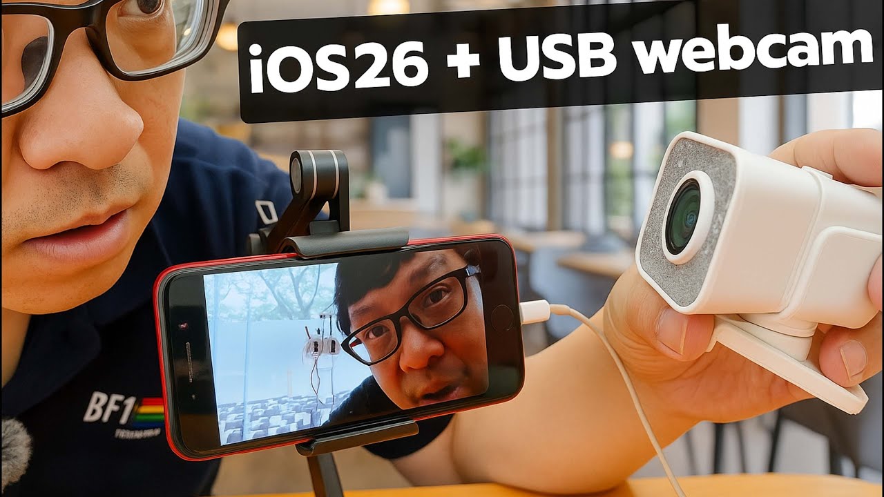 iOS 26 Now Supports USB Webcams?! UVC Camera Works on iPhone!
