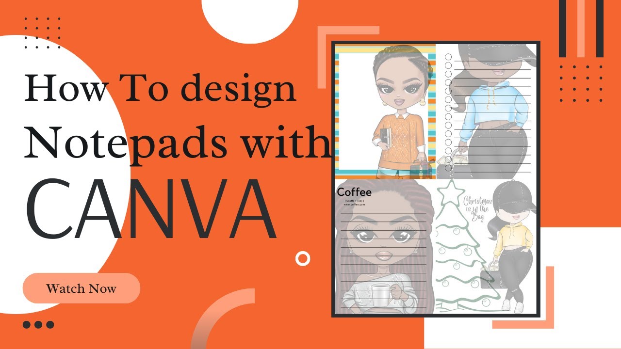 How To Create Notepads On Canva PT 1 | Tutorial