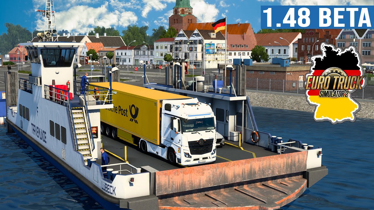 ETS2 1.48 Open Beta - Fähre Travemünde I Germany Rework [2449] EURO TRUCK SIMULATOR 2