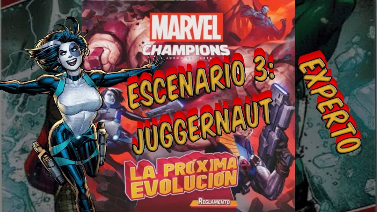 Dominó vs Juggernaut [Entrar en combate] [Marvel Champions]