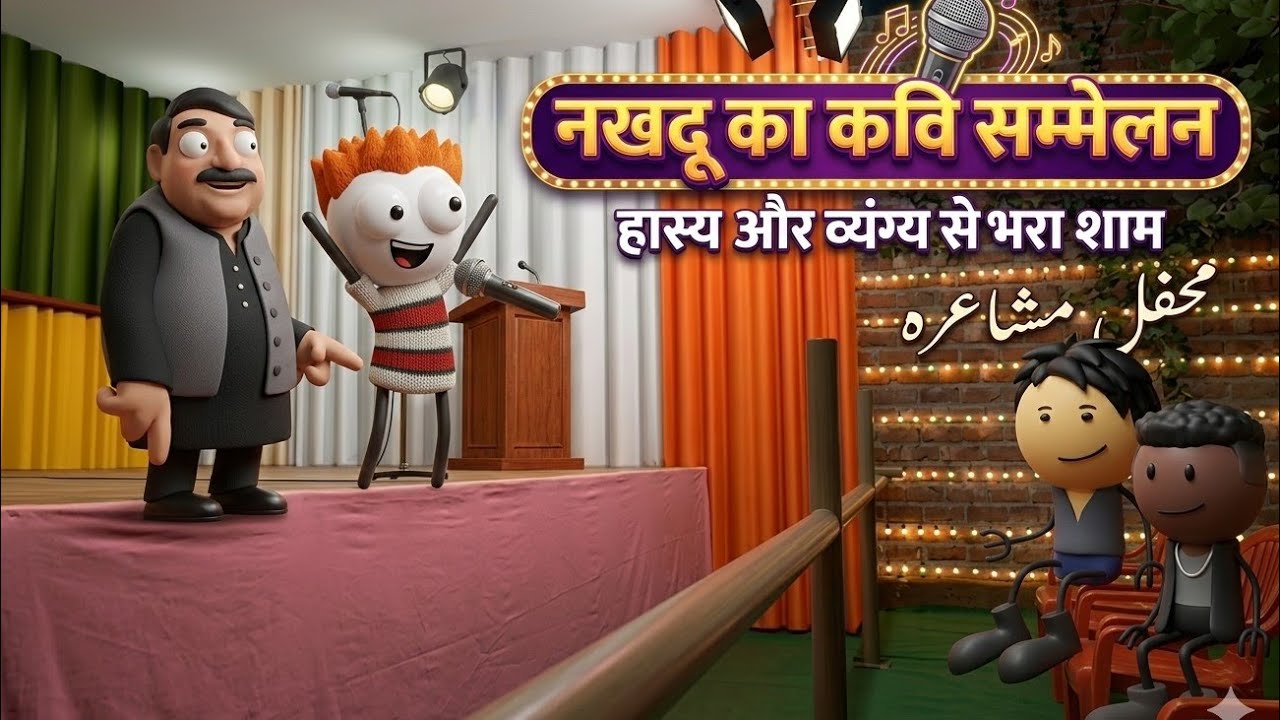 🔥KAVI sammelan ll desi sayri 😃😂 ll NAKHDU Ki comedy 😜 cartoon tv l desy tadka #tweencraft #funny 