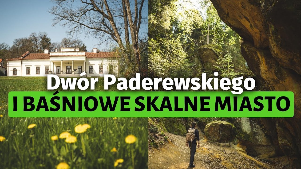 Niezwykły dwór i Skamieniałe Miasto 🏵️ Pogórze Ciężkowickie wiosną