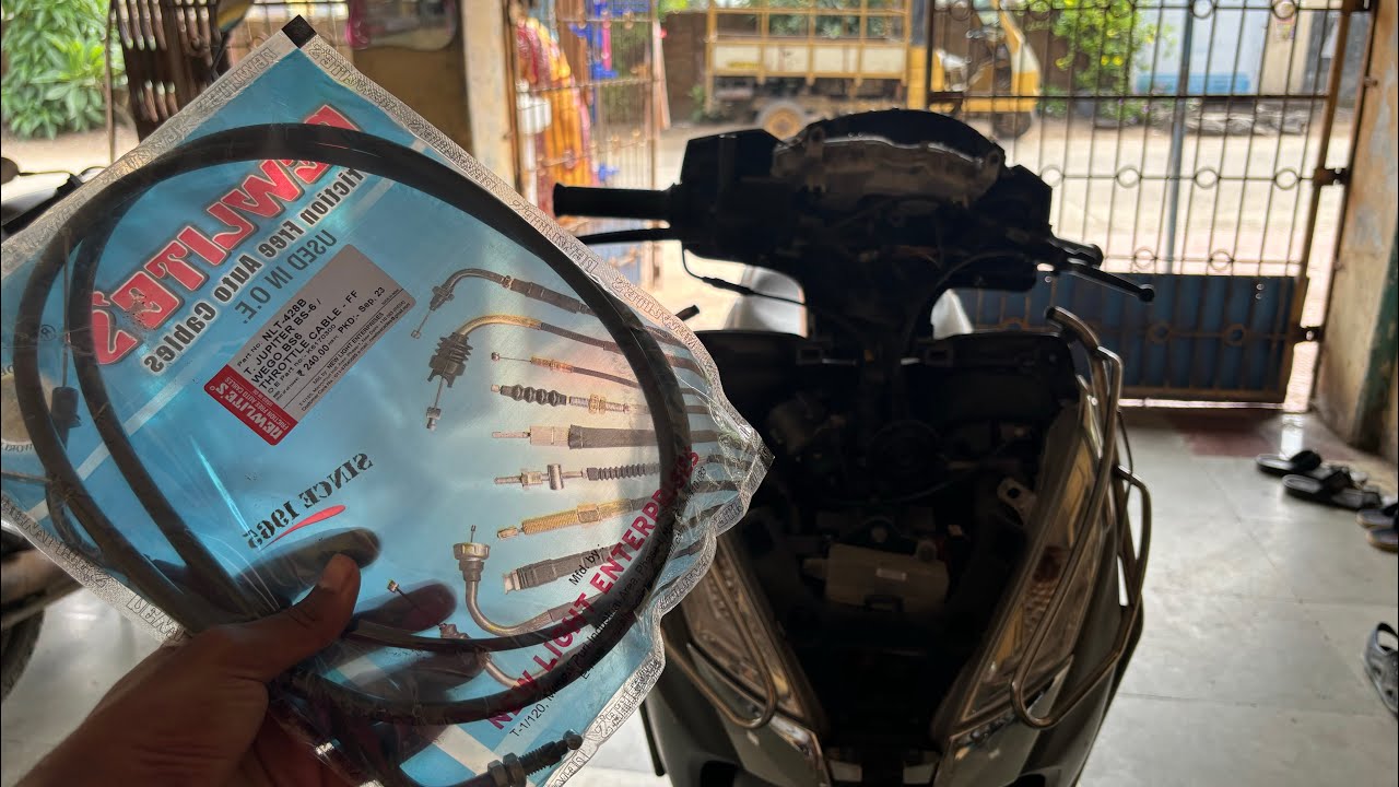 Accelerator cable kaise change kare||TVS Jupiter 125||Yash Bhoir Vlogs
