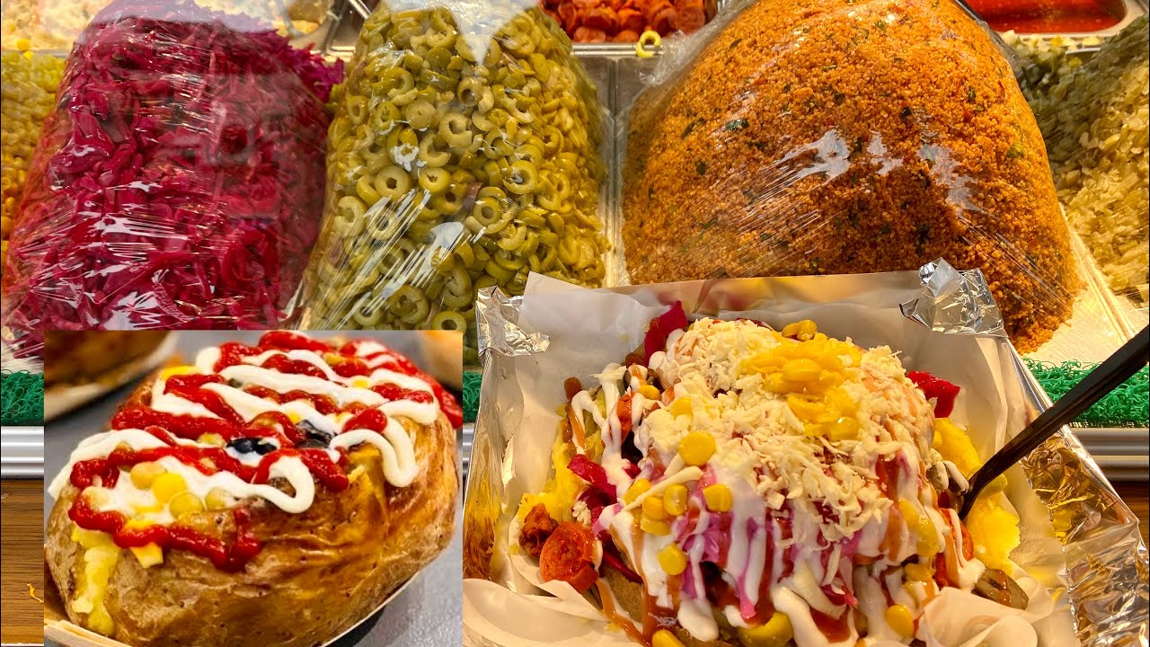 İstanbul Sokak Lezzetleri Kumpir Nasıl Yapılır🤩Ortaköy Kumpircisi|turkish kumpir recipe