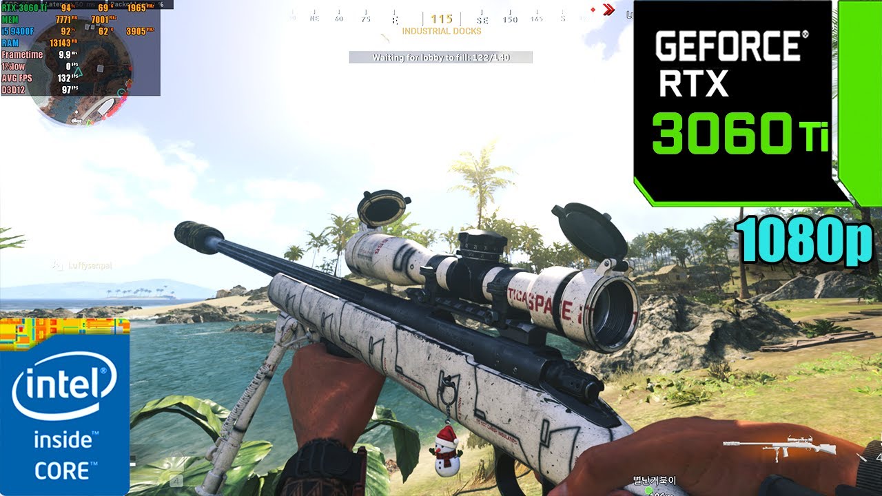Call of Duty : Warzone Battle Royale | RTX 3060 Ti 8GB ( Maximum Settings RTX ON )
