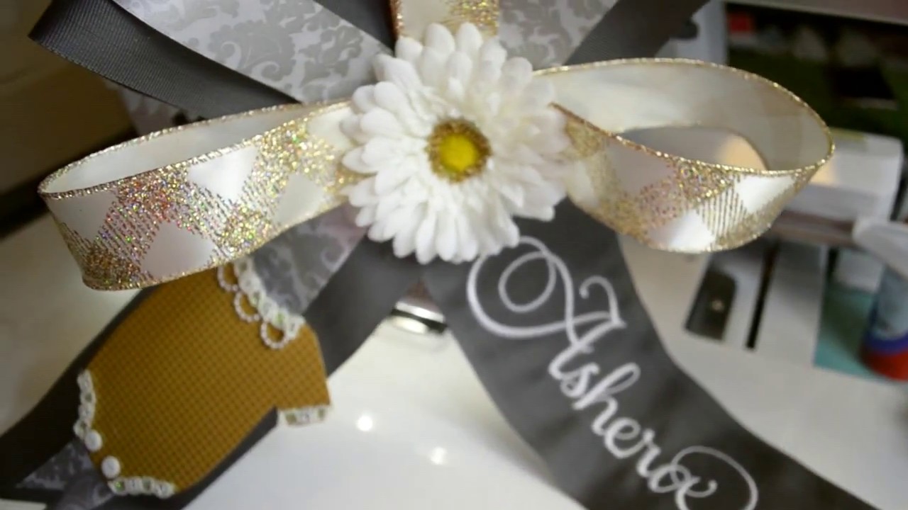 How Embroider On Grosgrain Ribbonl {EASY PEASY!}