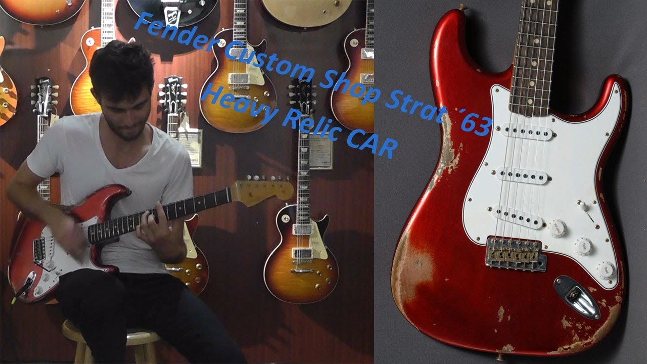 Fender Custom Shop Stratocaster 1963 HEAVY RELIC CAR @ Guitar-Place