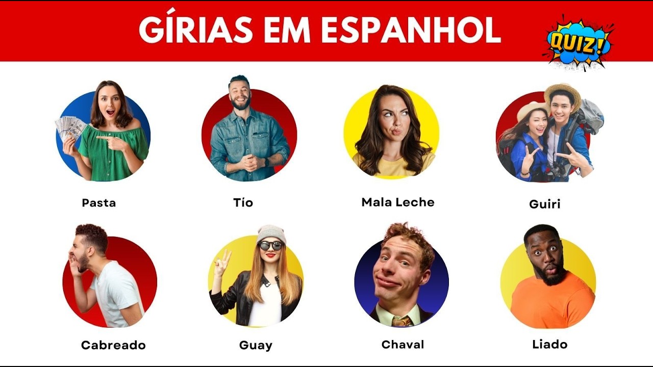 A Melhor maneira de aprender gírias em espanhol? Top Quiz