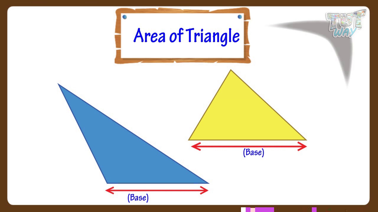 Area & Perimeter Of Triangle | Grade 4 & 5 | Tutway