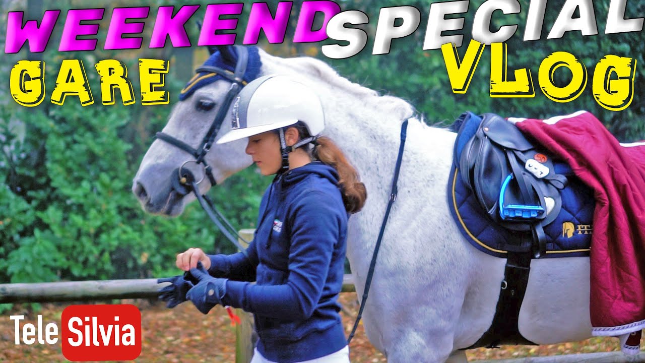 IO E PAT GALOPPIAMO IN PISTA - WEEKEND GARE SALTO OSTACOLI - VLOG By #TeleSilvia