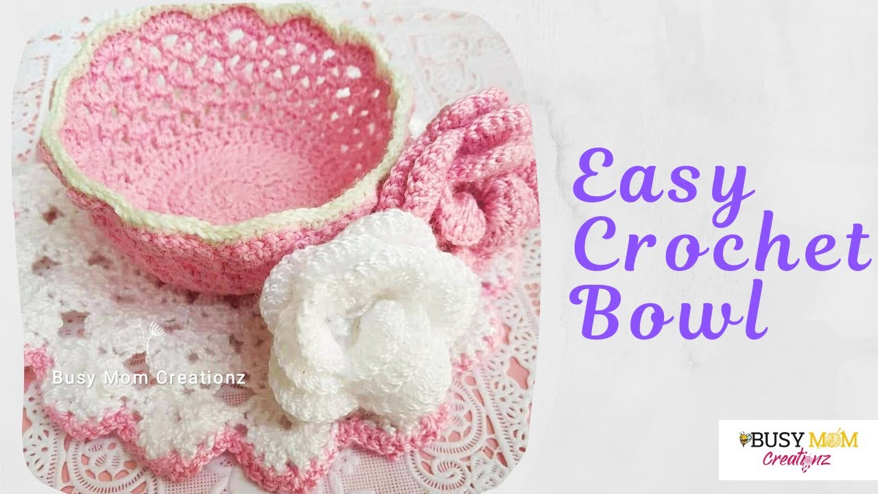 Easy Crochet Bowl