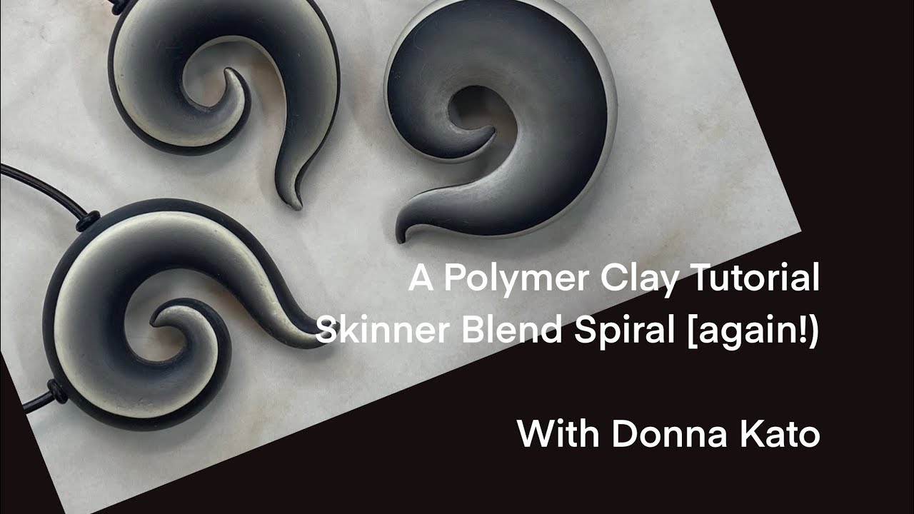 A Polymer Clay Tutorial: The Skinner Blend Spiral Pendant (yes, another spiral!)