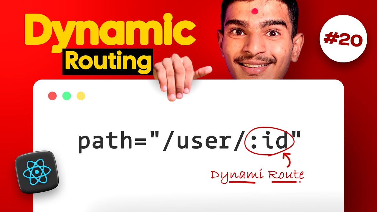 Dynamic Routing in React JS Explained in Hindi | React Router Params & useParams 🚀 | #20