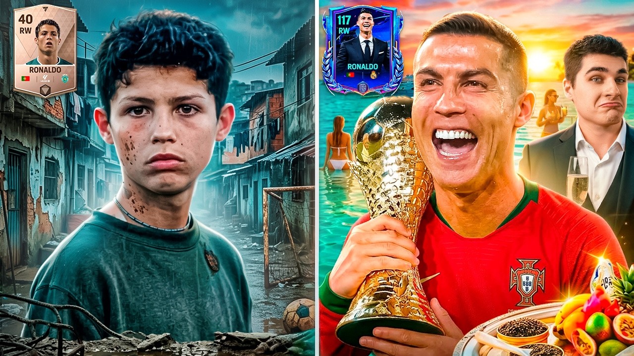 Что если РОНАЛДУ ЗАНОВО начнёт КАРЬЕРУ В FC MOBILE!?