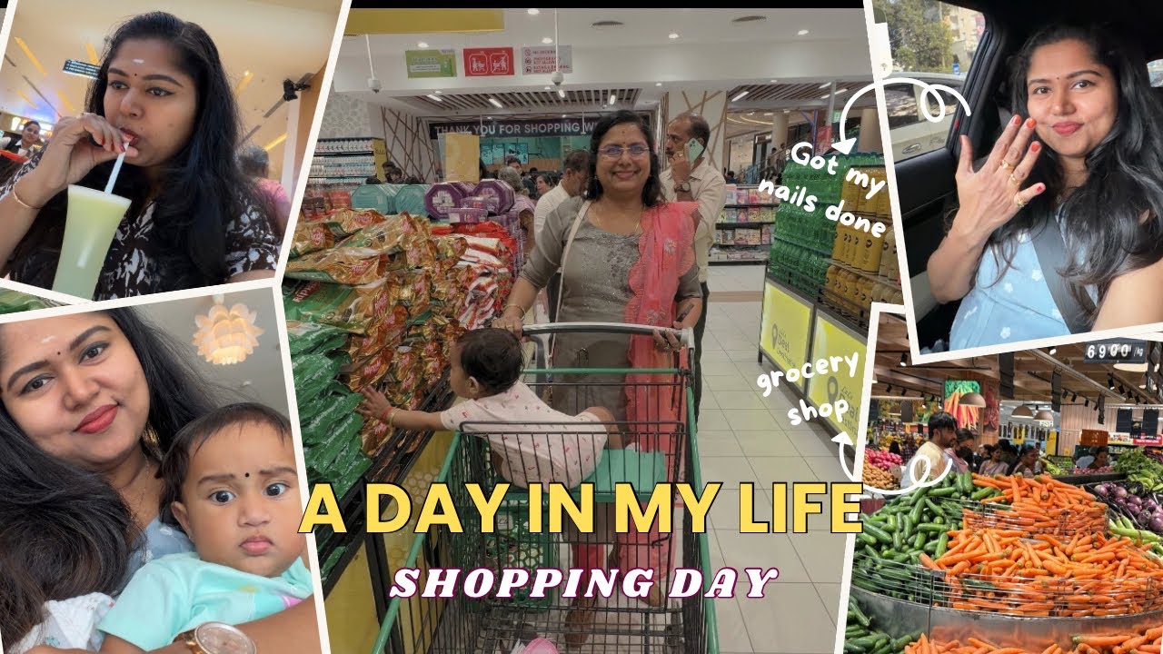 A Day in My Life Vlog 🌸| Got My Nails Done + Shopping #dayinmylife #newmom #familyvlog #shopping 