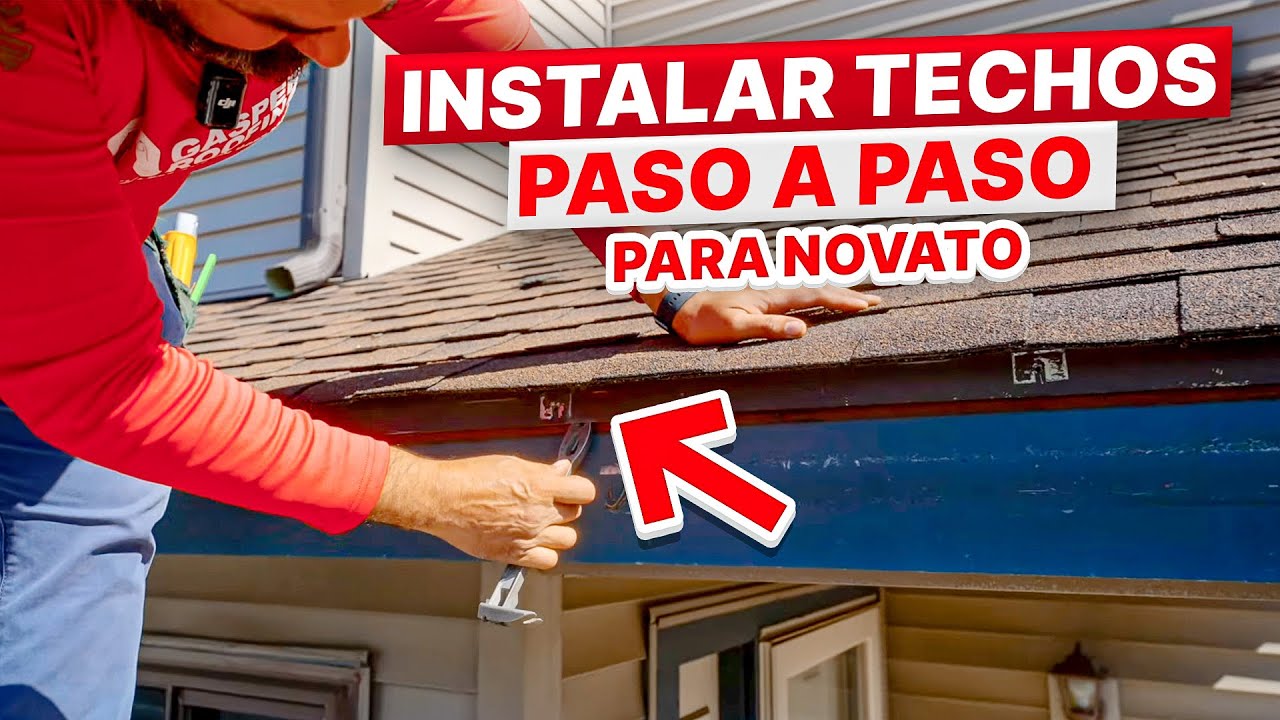Cómo Instalar Techo de shingles Paso a Paso Para Novato